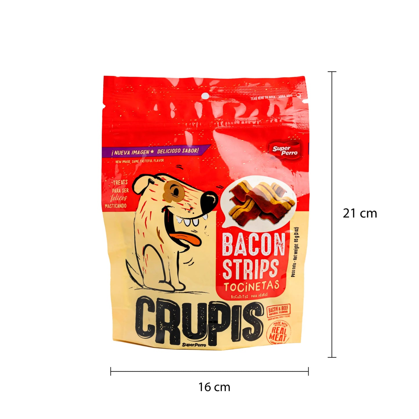 Crupis Tocineta – Premio Natural para Perros Sabor Tocineta - Monte Blanco Distribuciones Veterinarias
