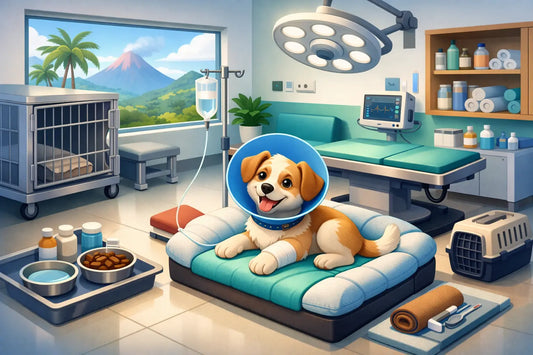 Cómo preparar área postoperatoria para perros en Nicaragua