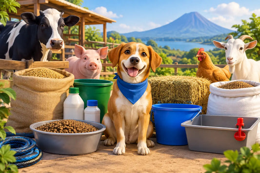 Productos esenciales de granja para animales en Nicaragua