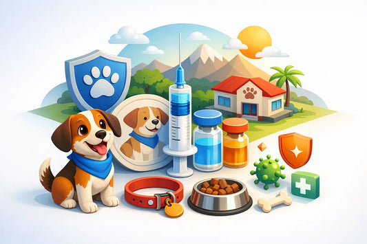 Vacuna múltiple o refuerzo para perros en Nicaragua