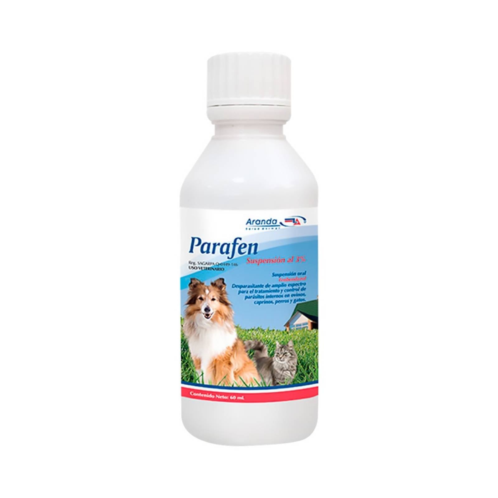 Parafen 3% - Antiparasitario Oral para Perros y Gatos 30ml