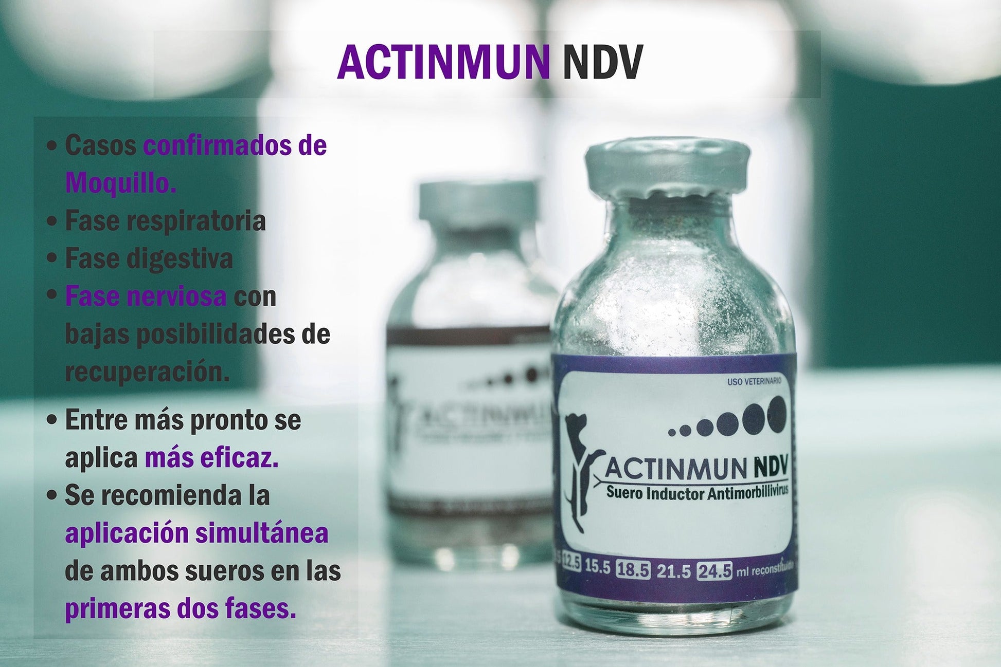 Actinmun NDV - Monte Blanco Distribuciones Veterinarias 
