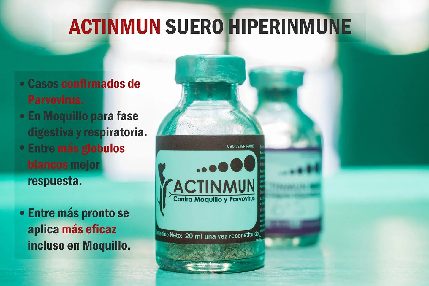 Actinmun SHP (Suero Hiperinmune Policlonal) - Monte Blanco Distribuciones Veterinarias 