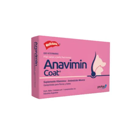 Anavimin Coat – Suplemento Dermatológico para Perros y Gatos - Monte Blanco Distribuciones Veterinarias  Monte Blanco Distribuciones Veterinarias