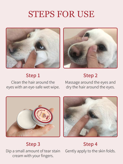 Bálsamo Quita Manchas Oculares para Perros y Gatos - Monte Blanco Distribuciones Veterinarias 
