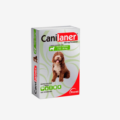 Canilaner – Tableta Masticable Antiparasitaria para Perros (Fluralaner Micronizado) - Monte Blanco Distribuciones Veterinarias 