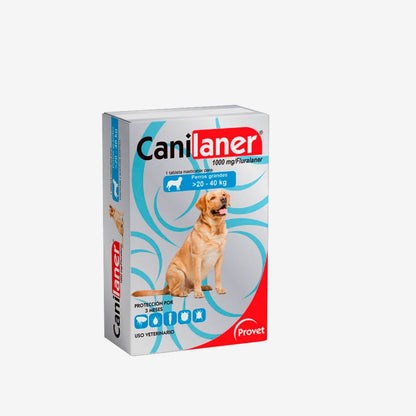 Canilaner – Tableta Masticable Antiparasitaria para Perros (Fluralaner Micronizado) - Monte Blanco Distribuciones Veterinarias 