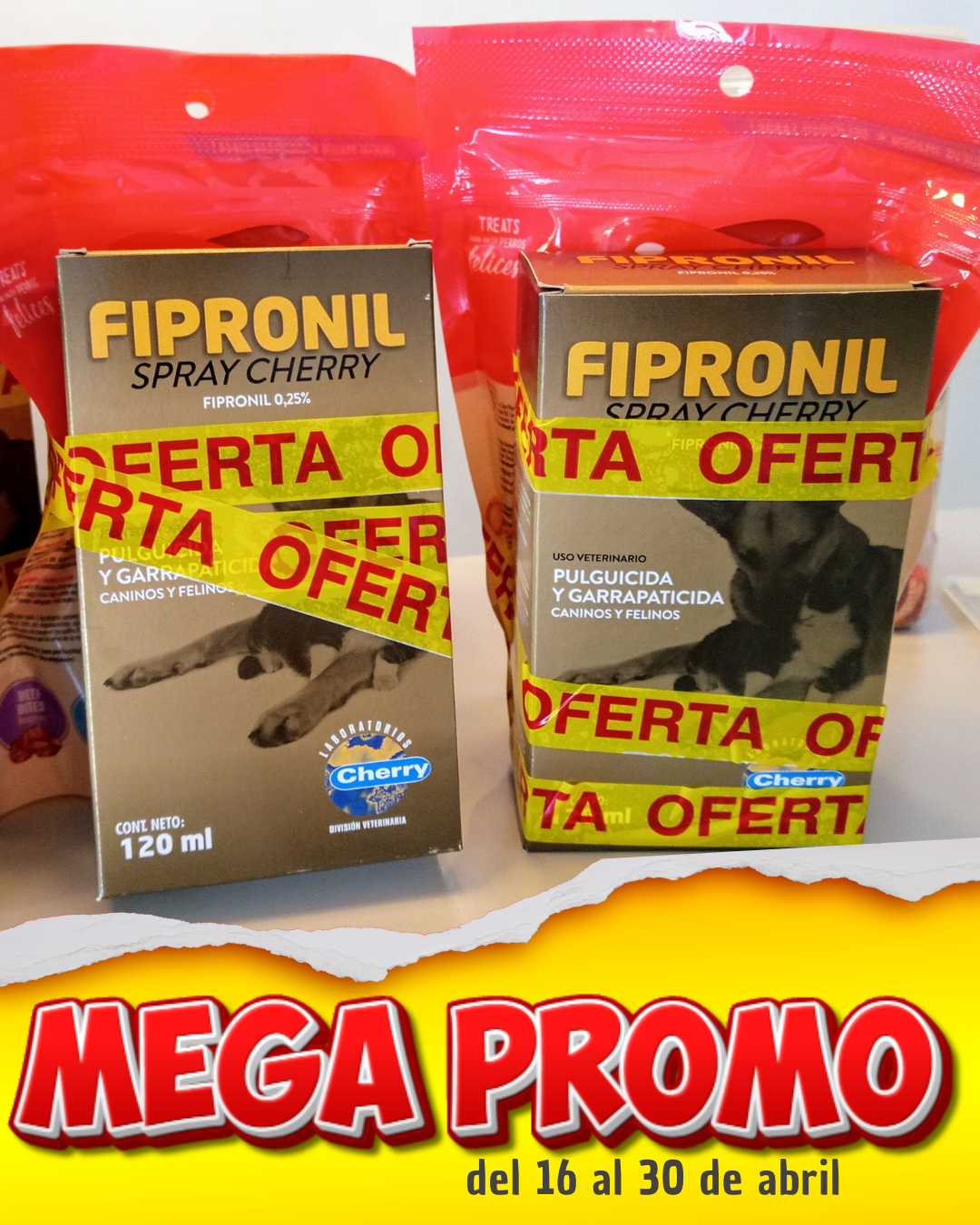 Combo Fipronil Spray 0.25% + Crupis Tocineta 85g – Antiparasitario y Premio para Perros - Monte Blanco Distribuciones Veterinarias 