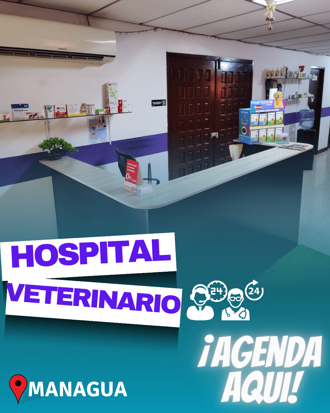 Consulta Médica Veterinaria – Constelación Hospital Veterinario Managua - Monte Blanco Distribuciones Veterinarias