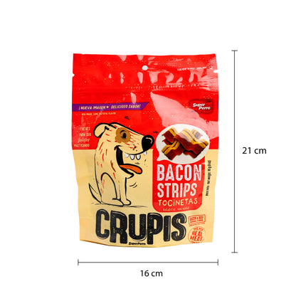Crupis Tocineta – Premio Natural para Perros Sabor Tocineta - Monte Blanco Distribuciones Veterinarias