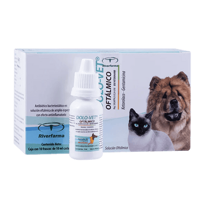 Dolo Vet Oftálmico – Gentamicina + Ketorolaco Gotas Oculares Veterinarias - Monte Blanco Distribuciones Veterinarias 