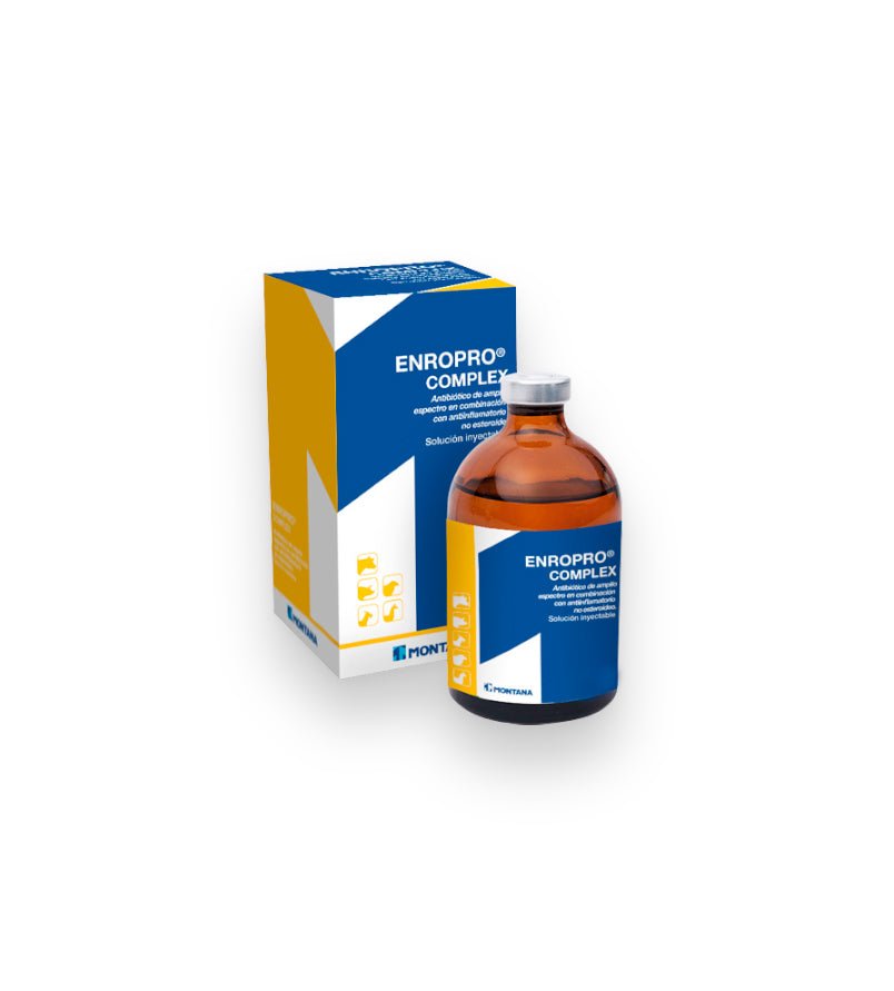 Enropro 20% LA – Enrofloxacina Inyectable para Aves y Porcinos - Monte Blanco Distribuciones Veterinarias 