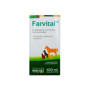 Farvital – Suplemento Vitamínico para Perros y Gatos | Vitaminas + Aminoácidos