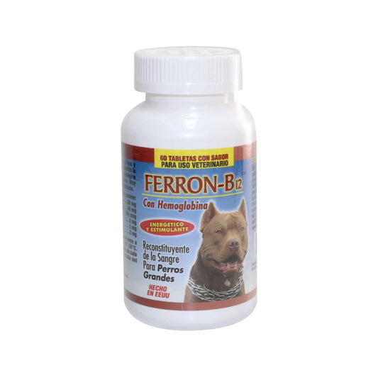 Ferron B12 – Hierro + Vitamina B12 en Tabletas para Animales - Monte Blanco Distribuciones Veterinarias  Monte Blanco Distribuciones Veterinarias