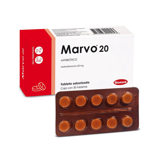 Marvo 20 - Monte Blanco Distribuciones Veterinarias  Monte Blanco Distribuciones Veterinarias