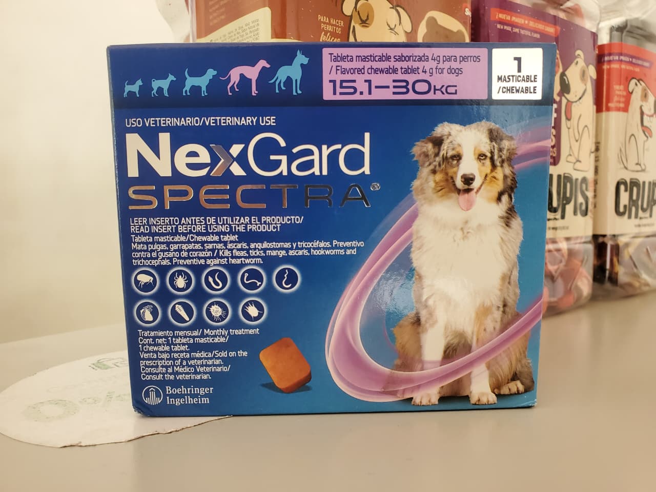 NexGard Spectra – Antiparasitario Completo para Perros - Monte Blanco Distribuciones Veterinarias 