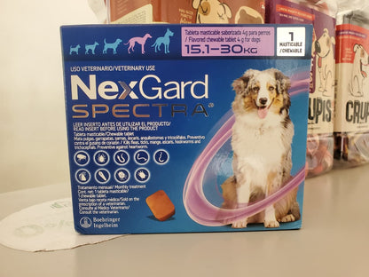 NexGard Spectra – Antiparasitario Completo para Perros - Monte Blanco Distribuciones Veterinarias 