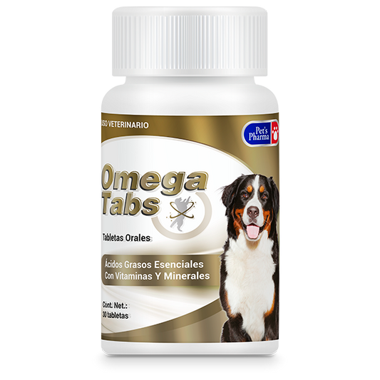 Omega Tabs – Omega 3 y 6 en Tabletas para Piel y Articulaciones en Perros - Monte Blanco Distribuciones Veterinarias  Monte Blanco Distribuciones Veterinarias