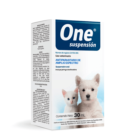 One Suspensión - Monte Blanco Distribuciones Veterinarias  Monte Blanco Distribuciones Veterinarias