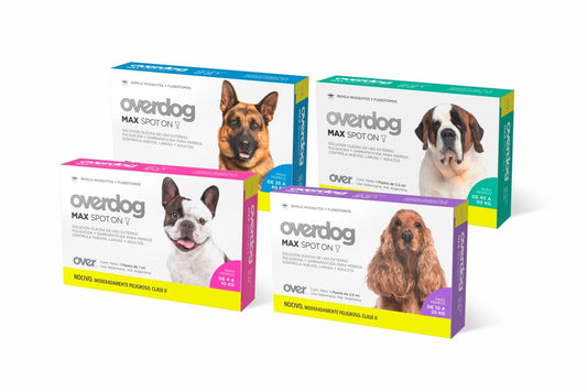 Overdog Max Spot – Pipeta Antiparasitaria Externa para Perros - Monte Blanco Distribuciones Veterinarias  Monte Blanco Distribuciones Veterinarias