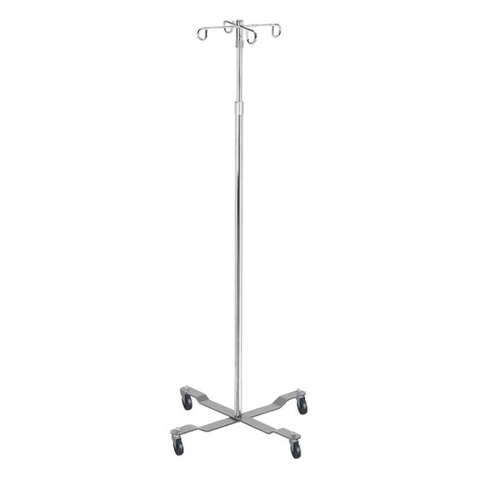 Porta Suero IV con Ruedas – Acero Inoxidable 4 Ganchos | Altura Regulable - Monte Blanco Distribuciones Veterinarias  Monte Blanco Distribuciones Veterinarias