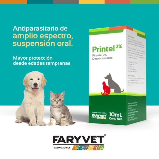 Printel 2% – Antiparasitario Oral Suspensión para Perros y Gatos - Monte Blanco Distribuciones Veterinarias  Monte Blanco Distribuciones Veterinarias