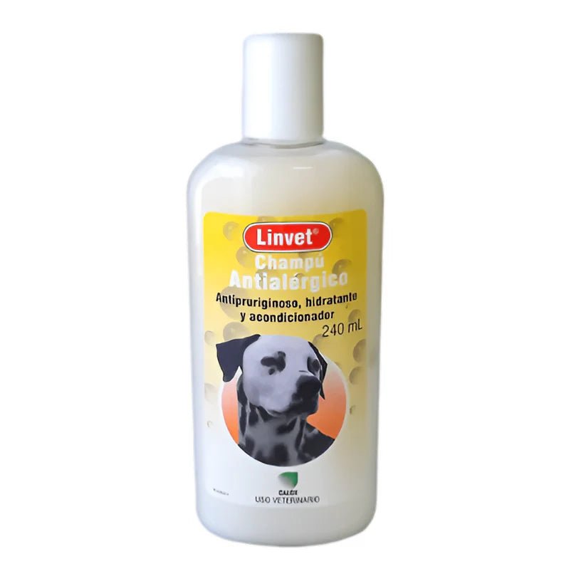 Shampoo Antiseborreico Antialérgico y Antipruriginoso para Perros y Gatos - Monte Blanco Distribuciones Veterinarias 