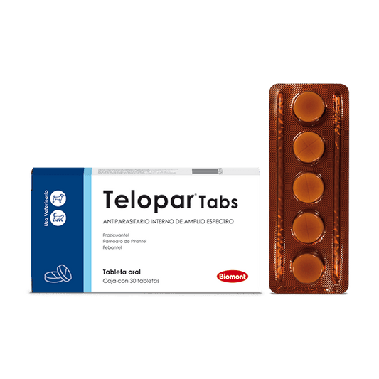 Telopar Tabletas - Monte Blanco Distribuciones Veterinarias  Monte Blanco Distribuciones Veterinarias