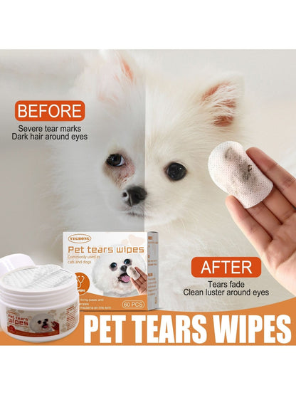 Toallitas Limpiadoras de Orejas y Ojos para Perros y Gatos - Monte Blanco Distribuciones Veterinarias 