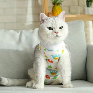 Traje Post Quirúrgico para Perros y Gatos – Recuperación Sin Collar Isabelino