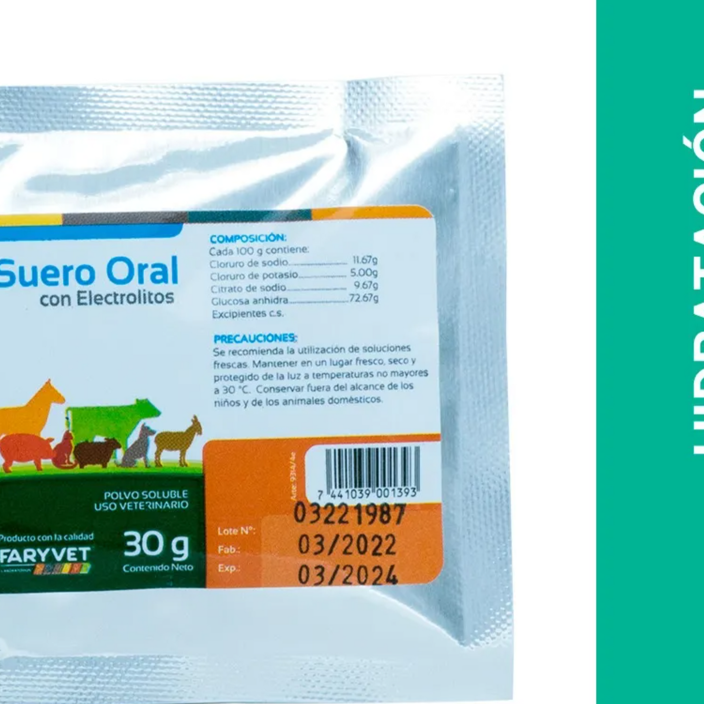 Suero oral con electrolitos