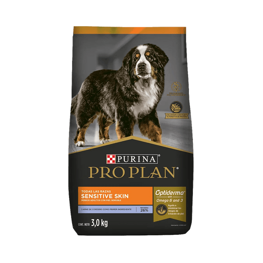 Pro Plan Sensitive Skin Adulto Cordero – Alimento para Perros con Piel Sensible - Monte Blanco Distribuciones Veterinarias